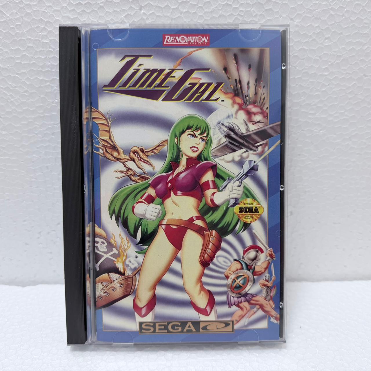 Time Gal  - Sega Cd / Mega CD - Box em Acrílico