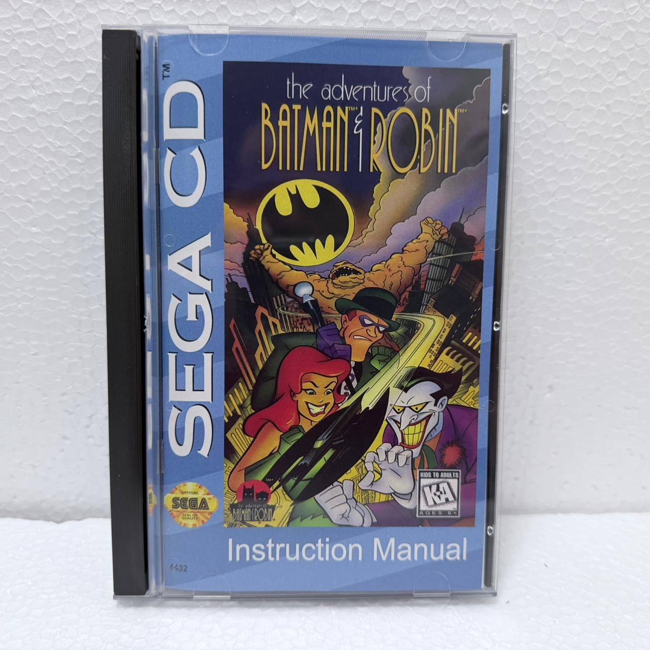 Batman & Robin  - Sega Cd / Mega CD - Box em Acrílico