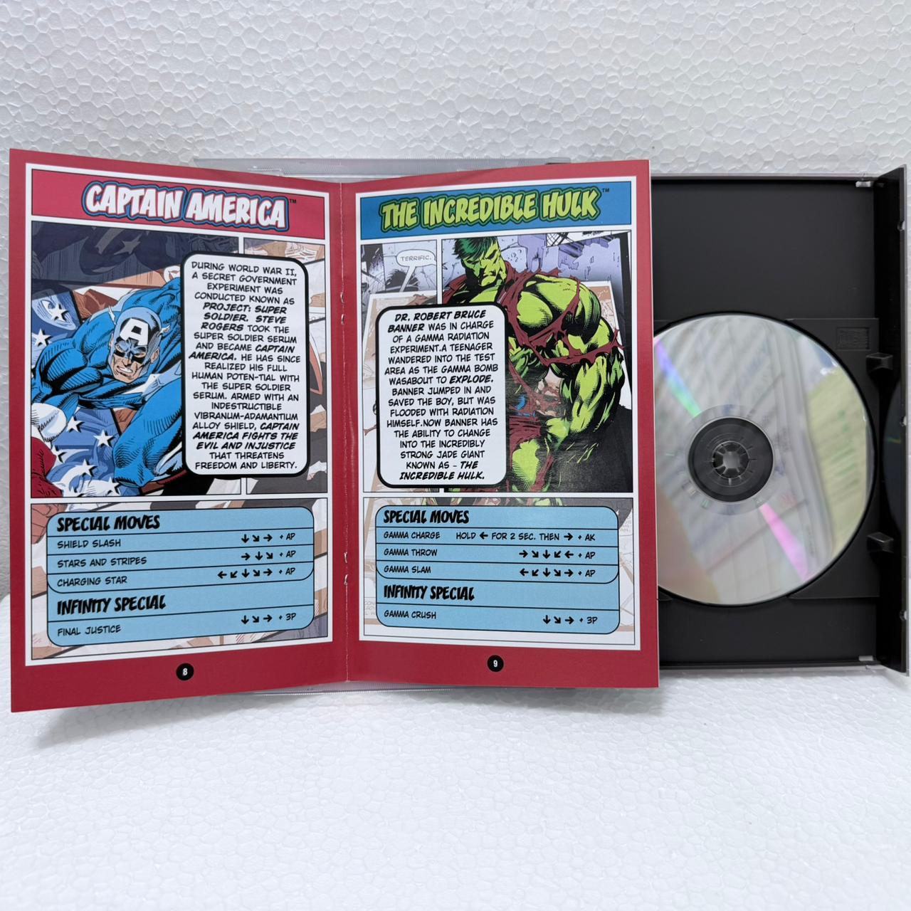 Marvel Super Heroes - Sega Saturno - Box em Acrílico