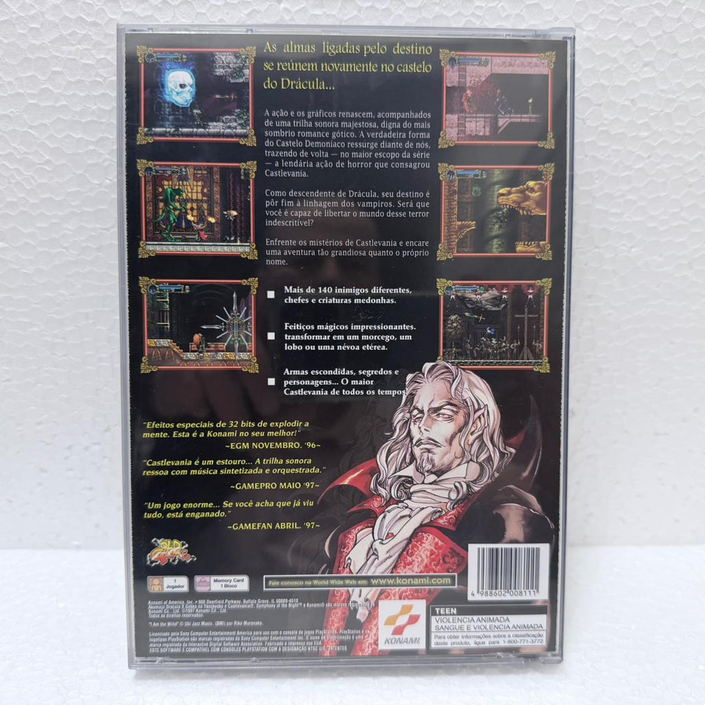 Dracula X Castlevania  - PlayStation - Box em Acrílico