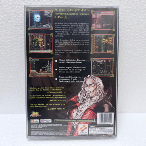 Dracula X Castlevania  - PlayStation - Box em Acrílico