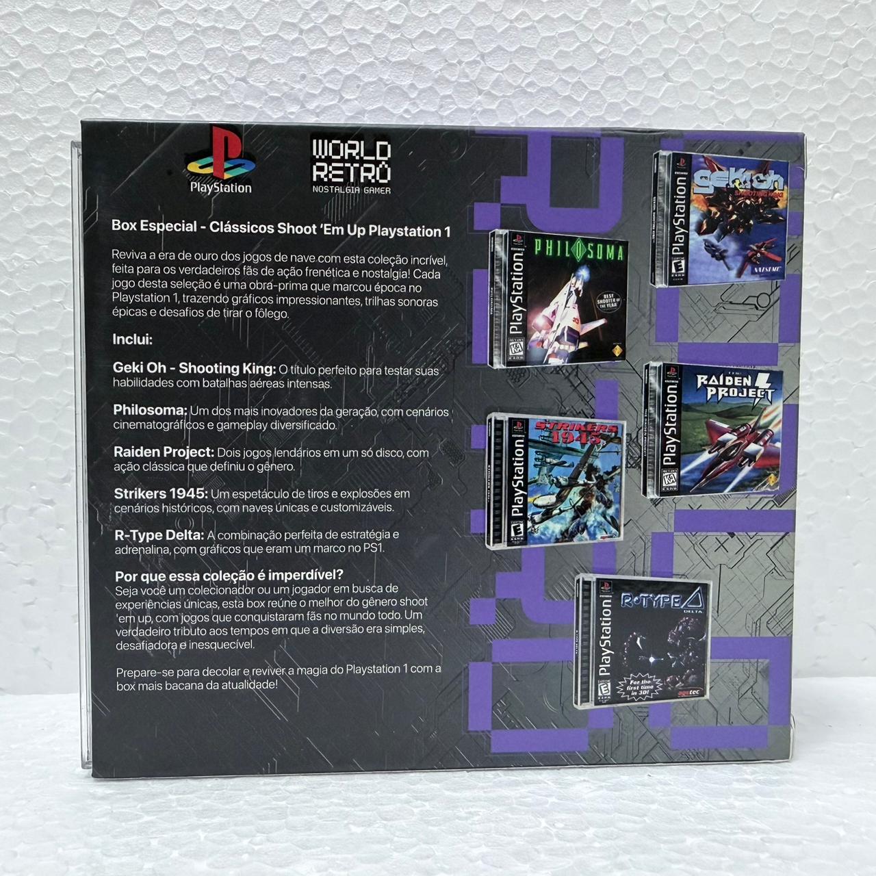 Navinha / Shoot em Up Box 5 jogos - PlayStation