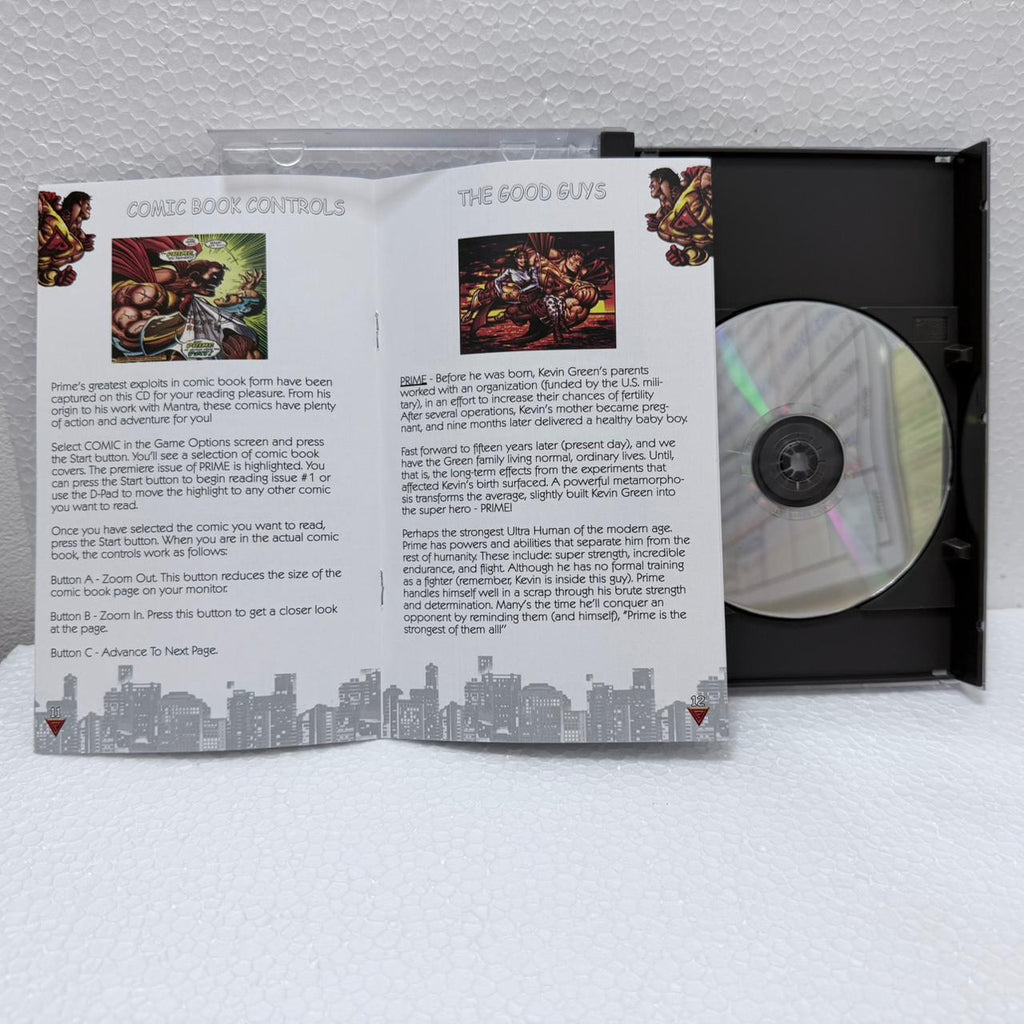 Ultraverse Prime - Sega Cd / Mega CD - Box em Acrílico
