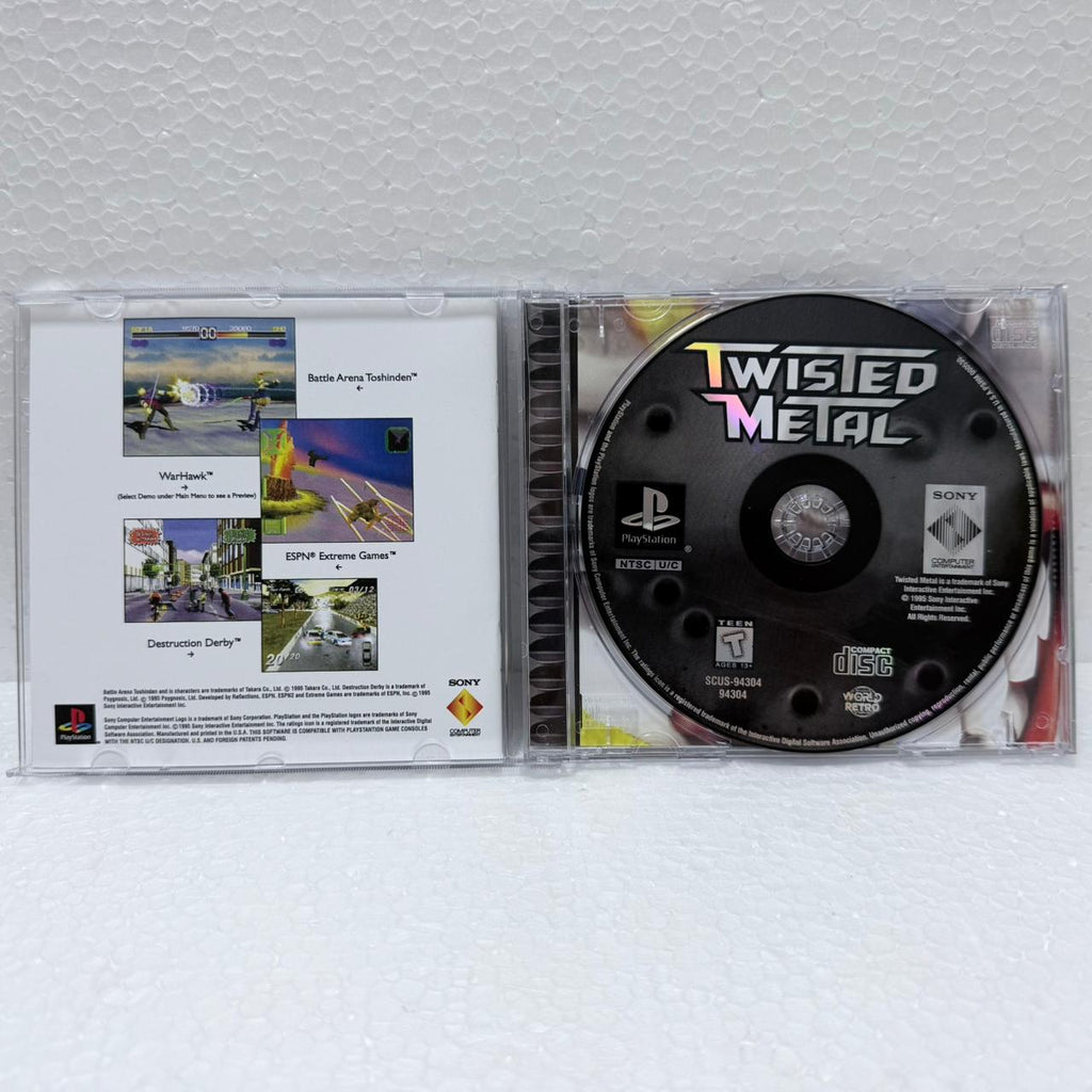 Twisted Metal Box 5 jogos + Pôster - PlayStation