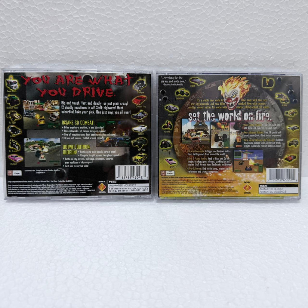 Twisted Metal Box 5 jogos + Pôster - PlayStation