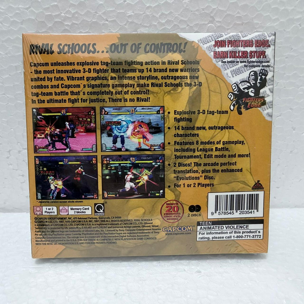Rival Schools 2 CDs- PlayStation