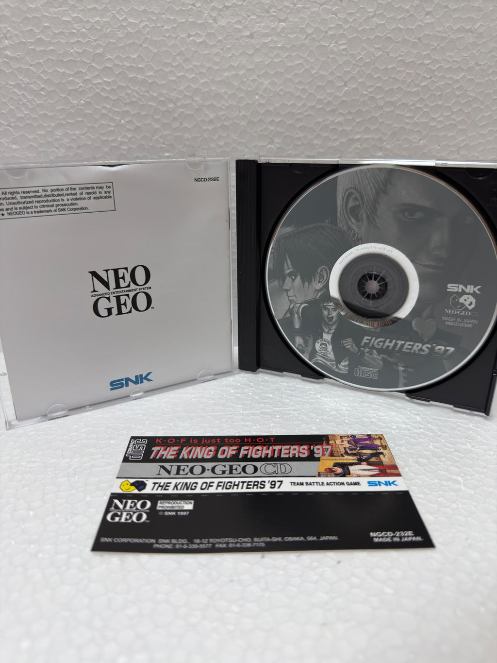 The King OF Fighters 97 Jogo Neo Geo CD Prensado Completo