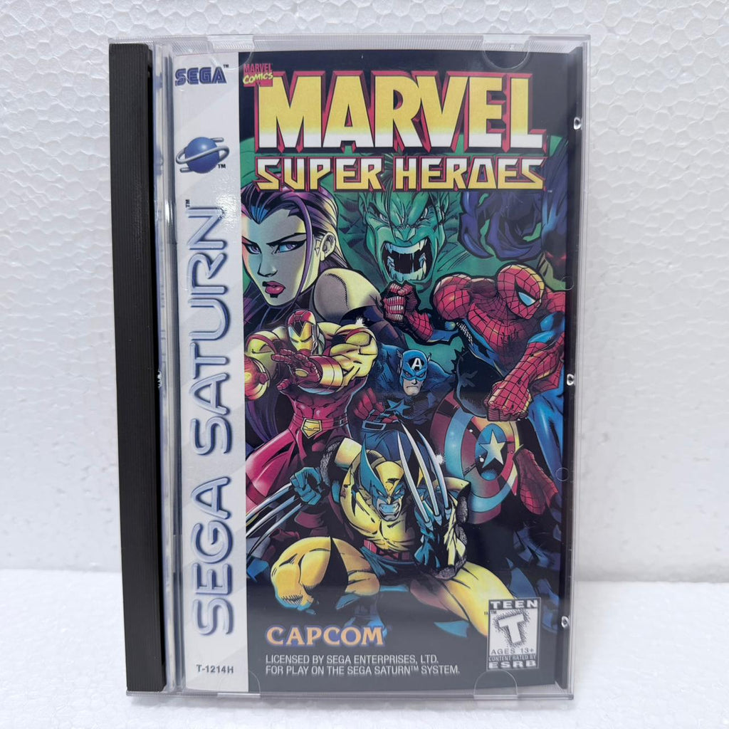 Marvel Super Heroes - Sega Saturno - Box em Acrílico
