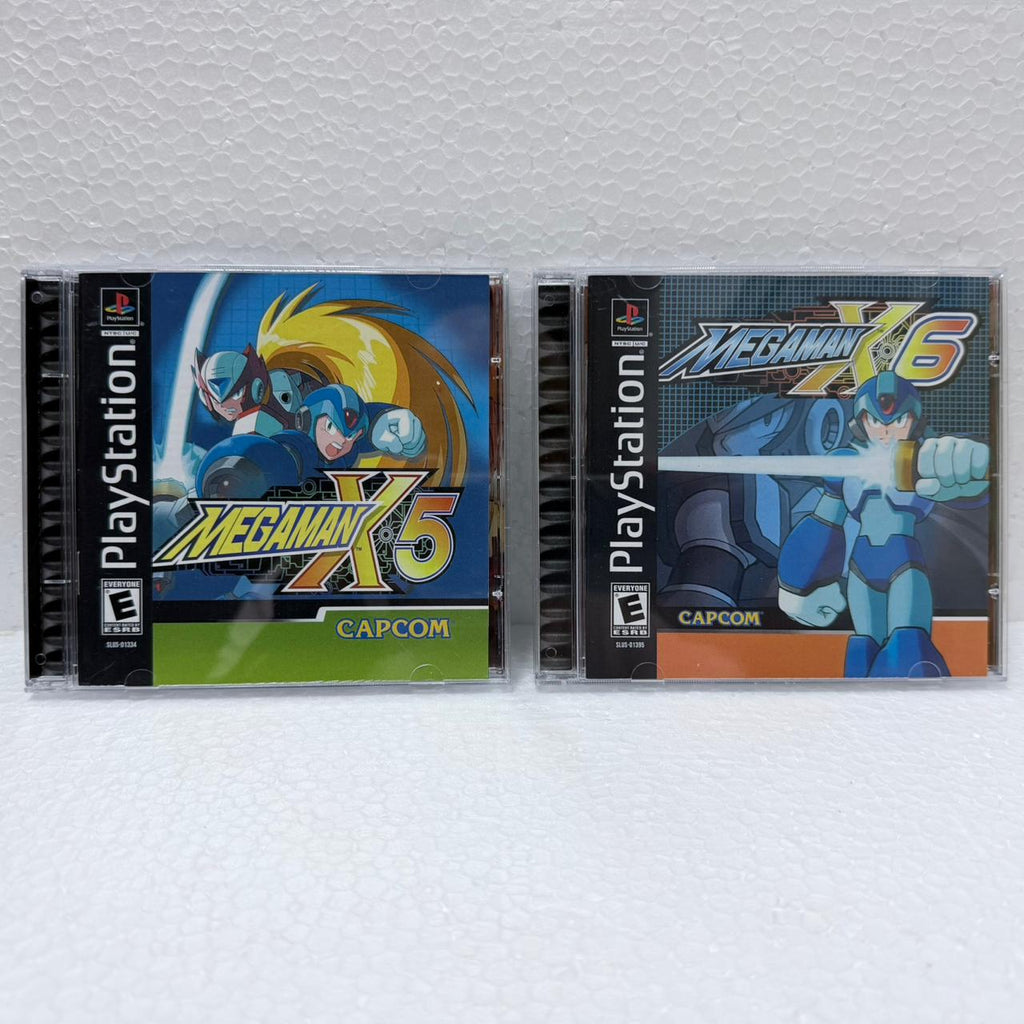 Megaman X Colection Box com 4 jogos + Pôster - PlayStation