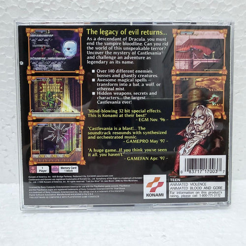 Castlevania Symphony Of The Night -PlayStation