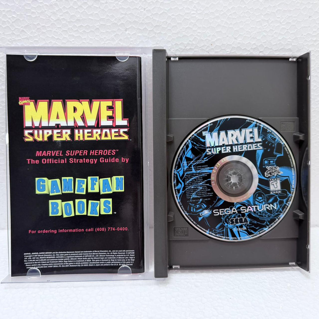 Marvel Super Heroes - Sega Saturno - Box em Acrílico