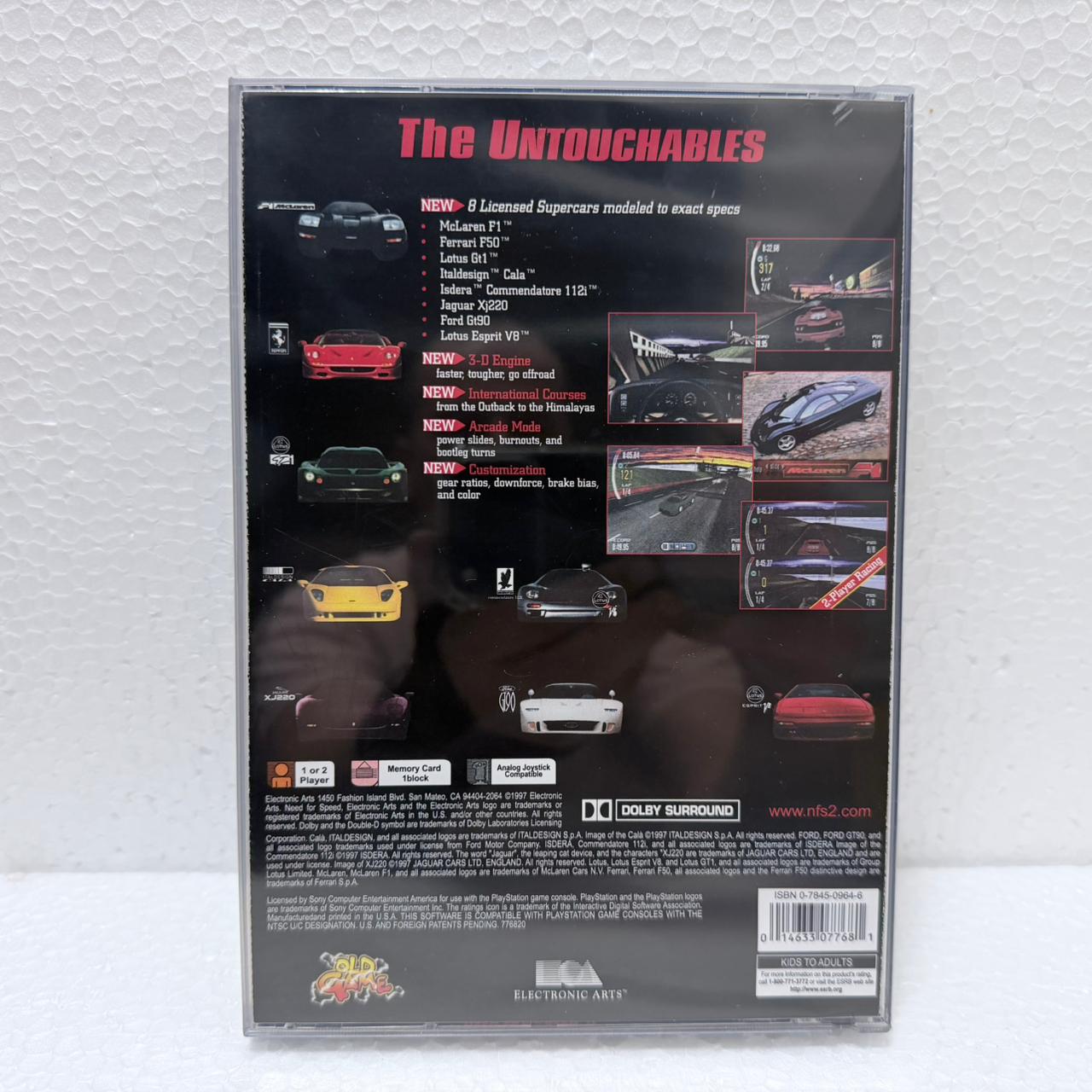 Need For Speed 2  -PlayStation - Box em Acrílico