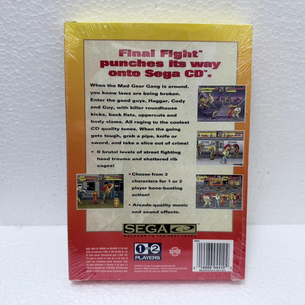 Final Fight - Sega CD / Mega CD - Long Box
