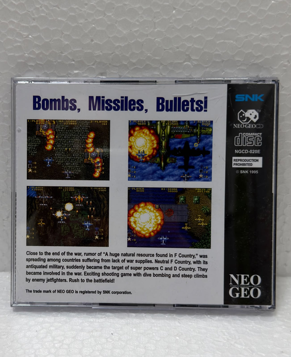 Ghost Pilots Jogo Neo Geo CD Prensado Completo Navinha