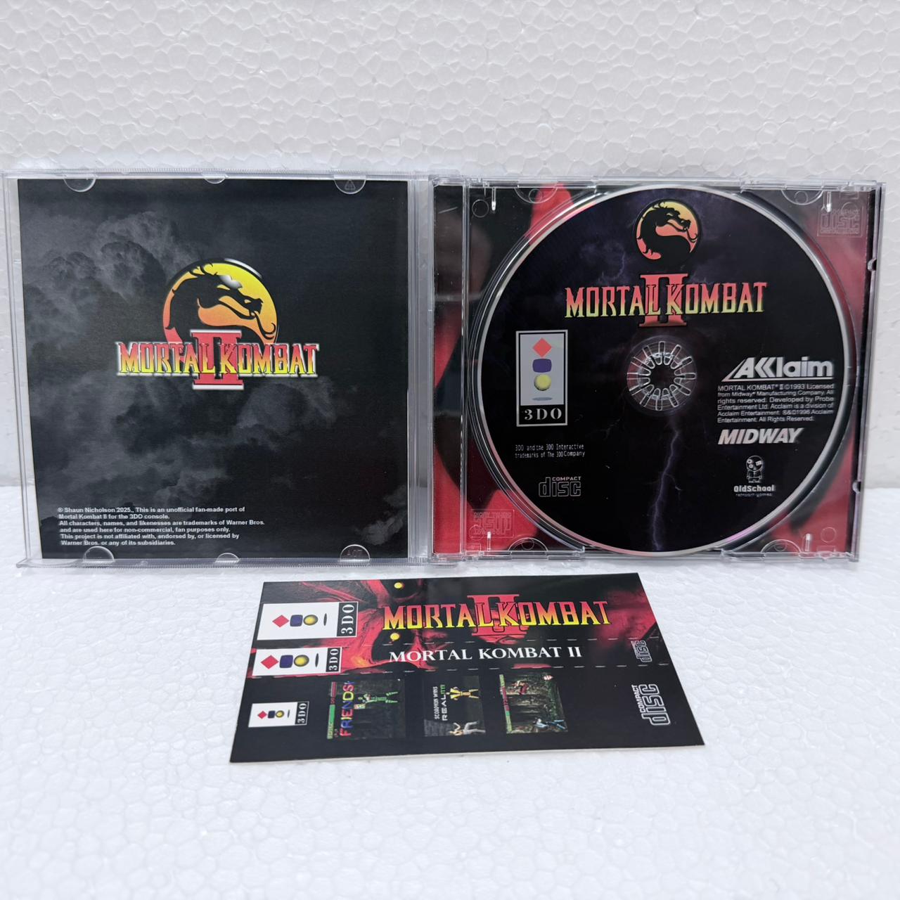 Mortal Kombat II - 3DO - Jewel Case