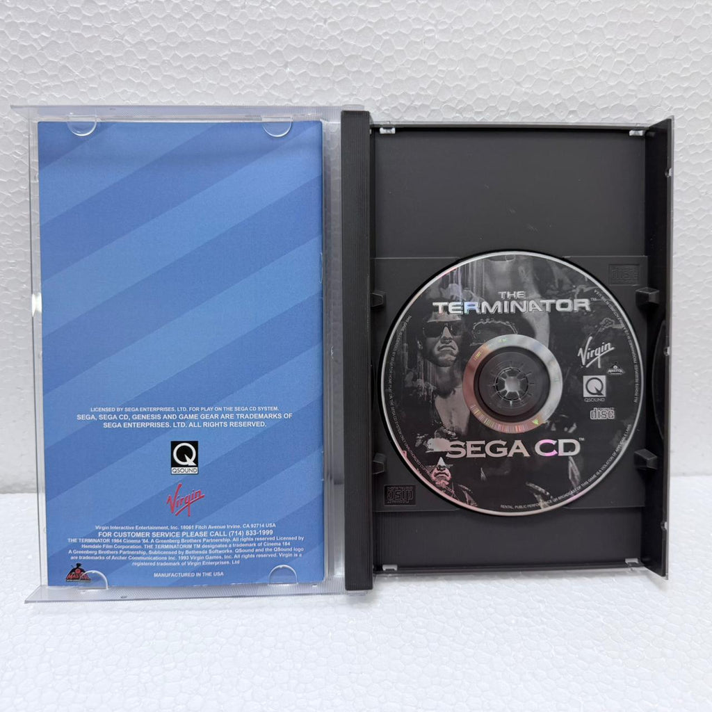 The Terminator - Sega Cd / Mega CD - Box em Acrílico