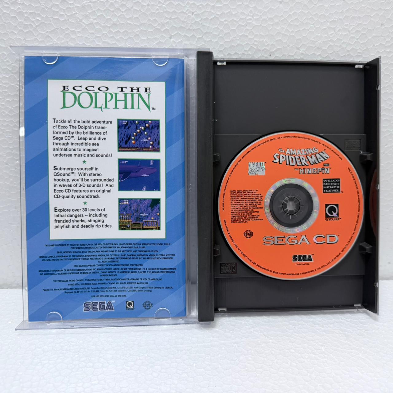 Amazing Spider-man - Sega Cd / Mega CD - Box em Acrílico