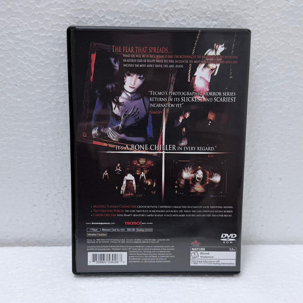 Fatal Frame 3 The Tormented -PlayStation2
