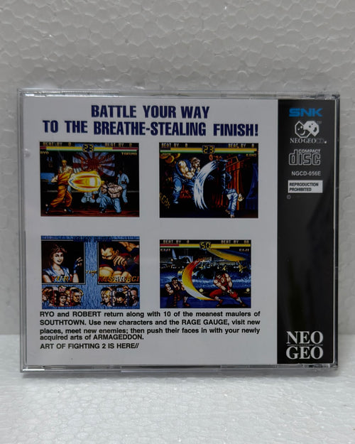 Art Of Fighting 2 Jogo Neo Geo CD Prensado Completo