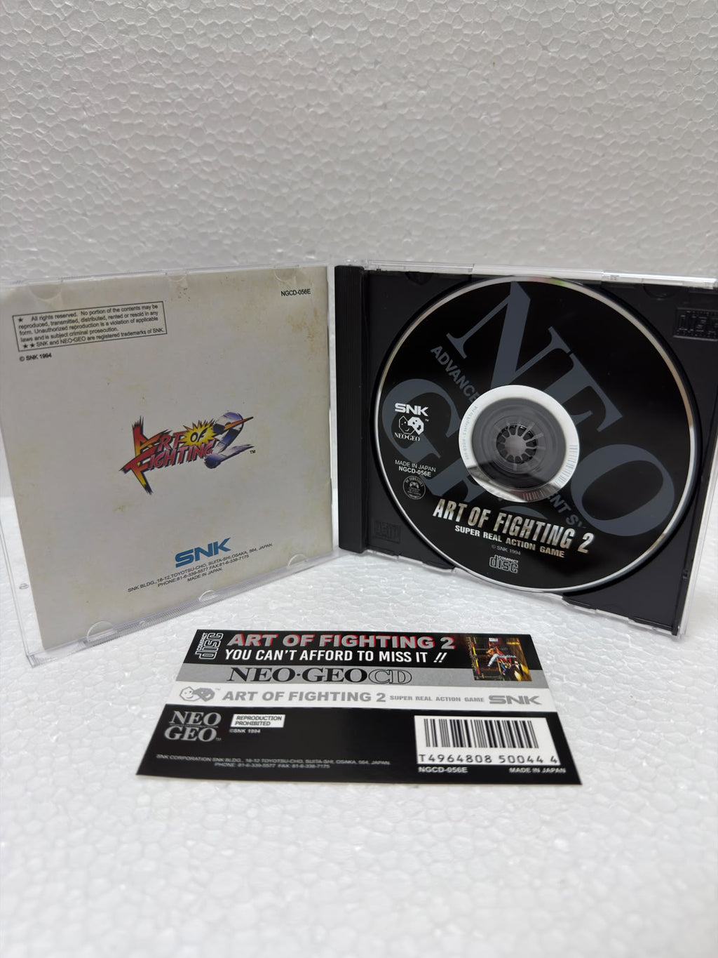 Art Of Fighting 2 Jogo Neo Geo CD Prensado Completo