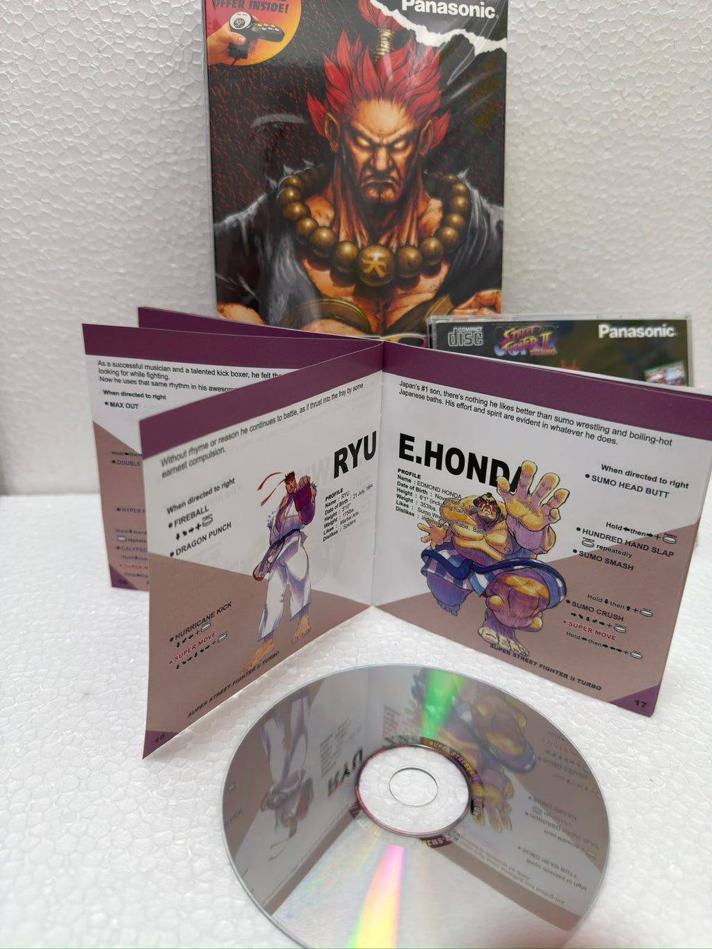 Street Fighter 2 Turbo Jogo 3DO Prensado Completo
