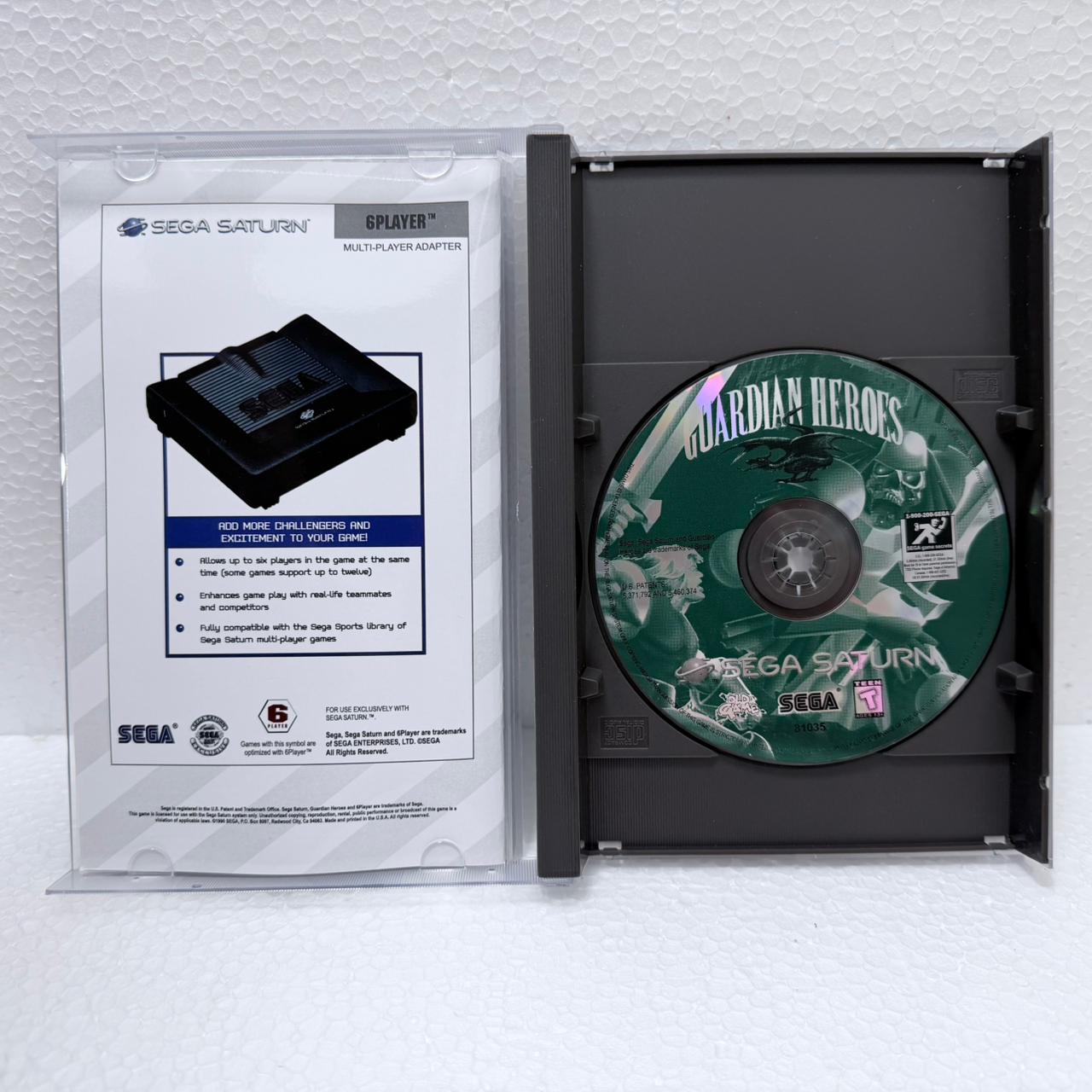 Guardian Heroes - Sega Saturno - Box em Acrílico