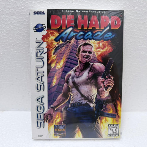 Die Hard Arcade - Sega Saturno - Long Box