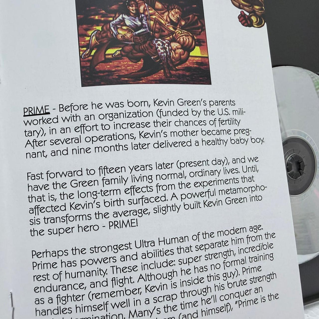 Ultraverse Prime - Sega Cd / Mega CD - Box em Acrílico