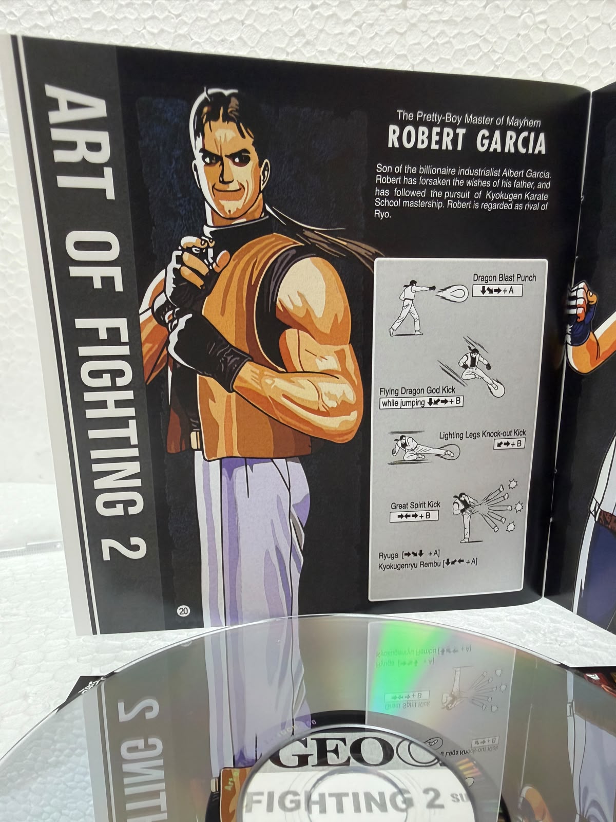 Art Of Fighting 2 Jogo Neo Geo CD Prensado Completo
