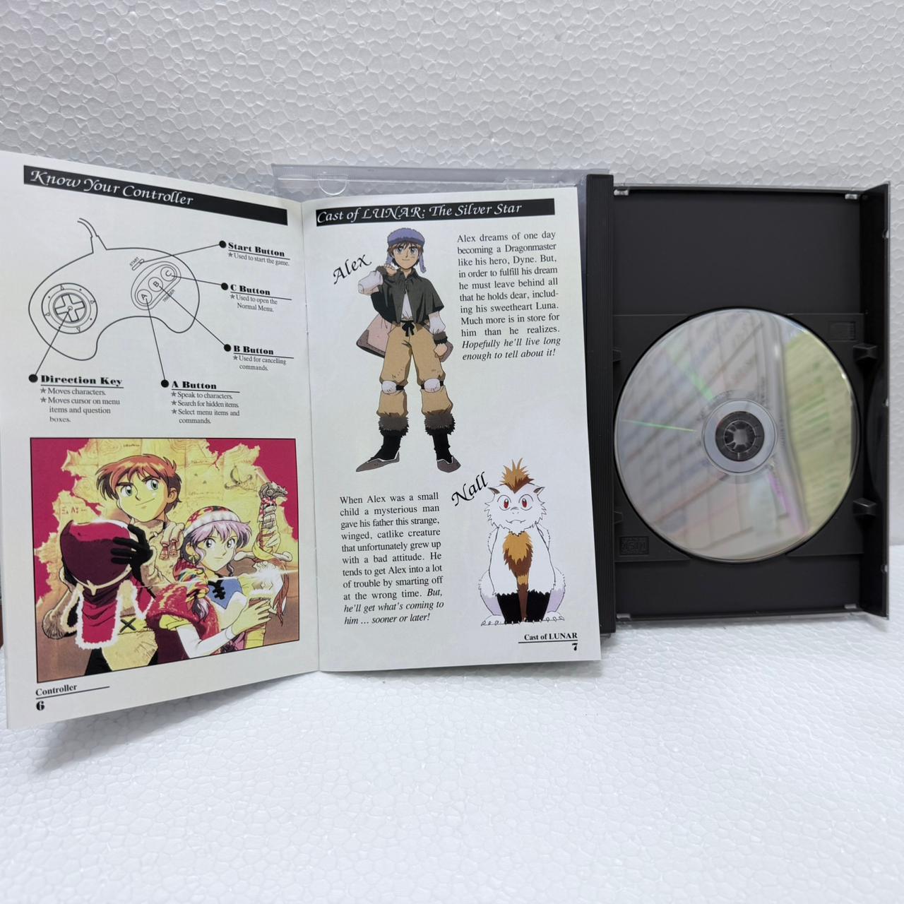Lunar -Sega Cd / Mega CD - Box em Acrílico
