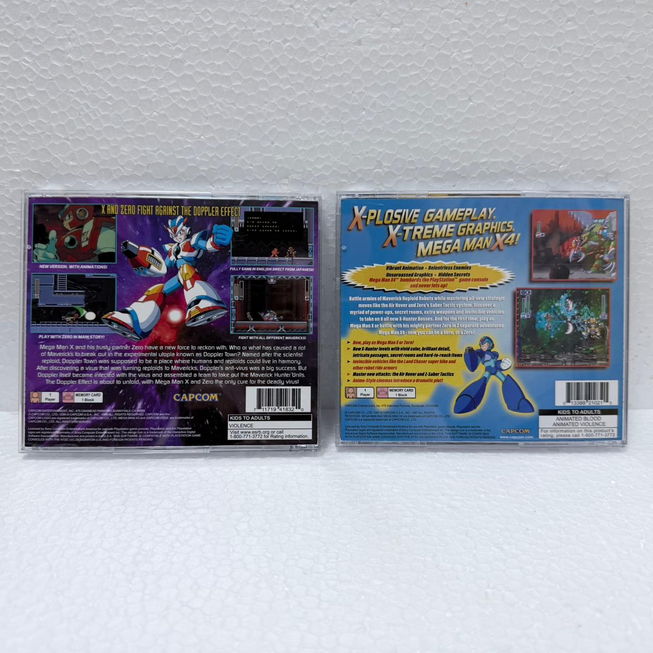 Megaman X Colection Box com 4 jogos + Pôster - PlayStation