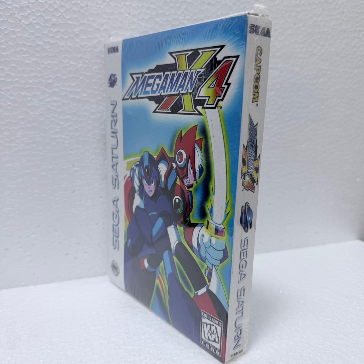 Megaman 4 - Sega Saturno - Long Box