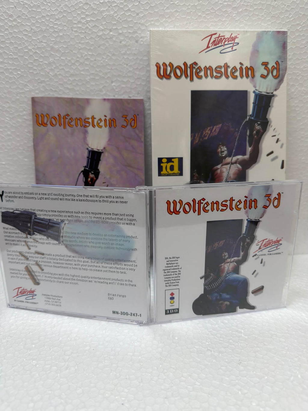 Wolfenstein Jogo 3DO Prensado Completo