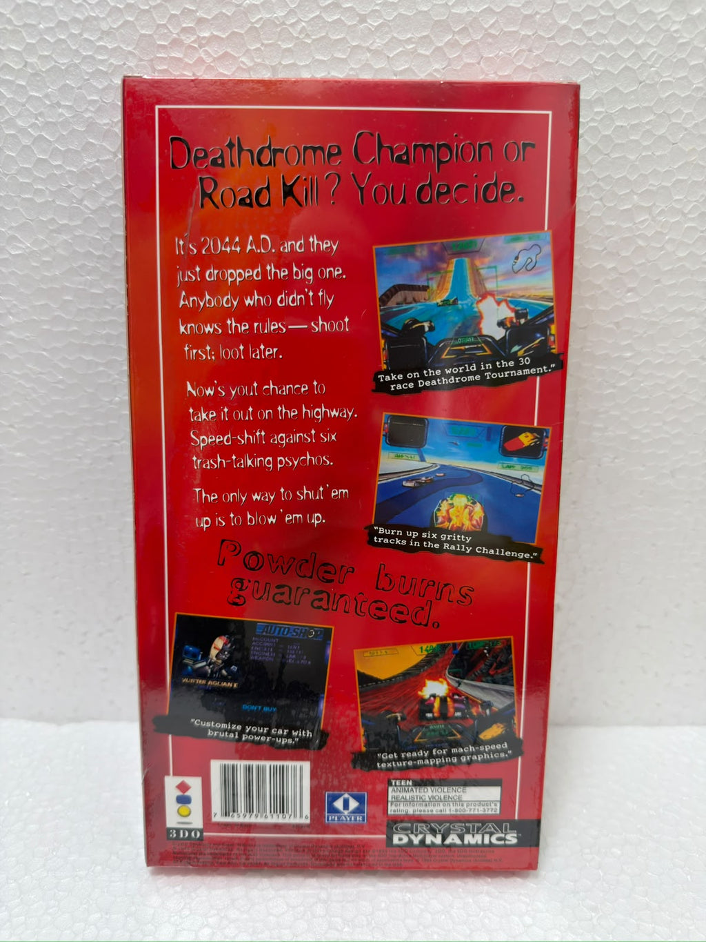 Crash’n Burn Jogo 3DO Prensado Completo