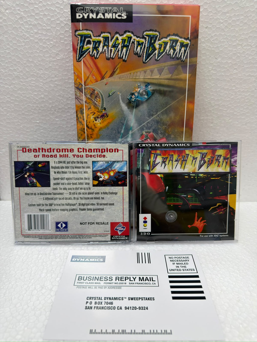 Crash’n Burn Jogo 3DO Prensado Completo