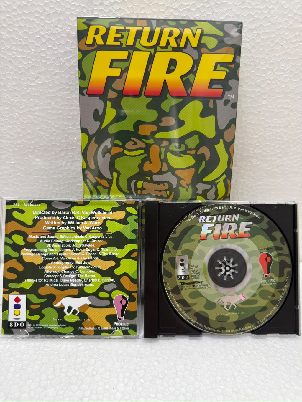 Return Fire Jogo 3DO Prensado Completo