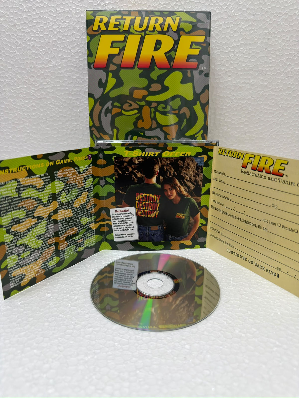 Return Fire Jogo 3DO Prensado Completo