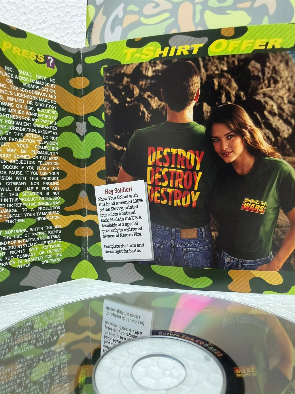 Return Fire Jogo 3DO Prensado Completo