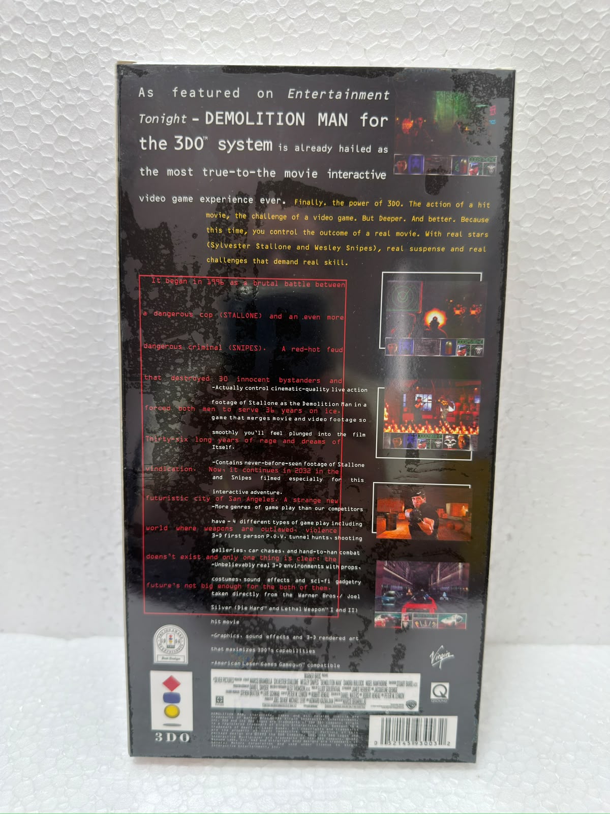 Demolition Man Jogo 3DO Prensado Completo