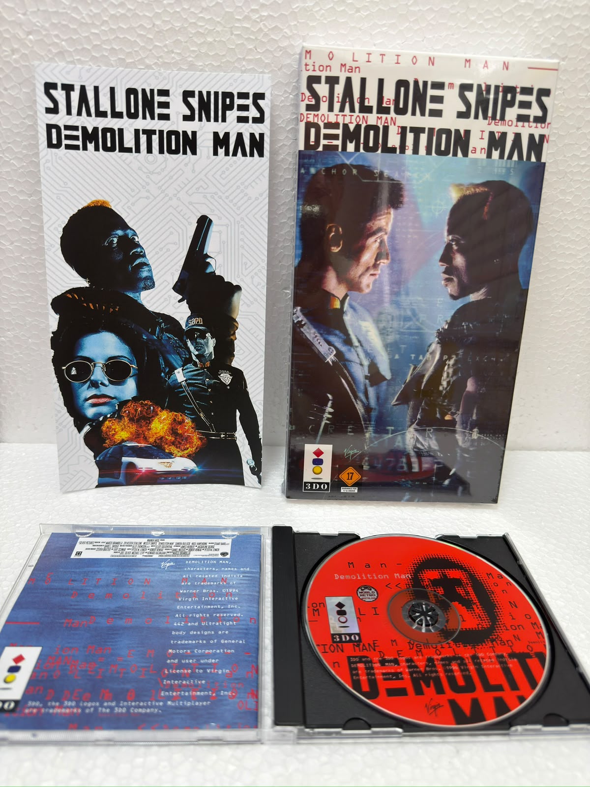 Demolition Man Jogo 3DO Prensado Completo