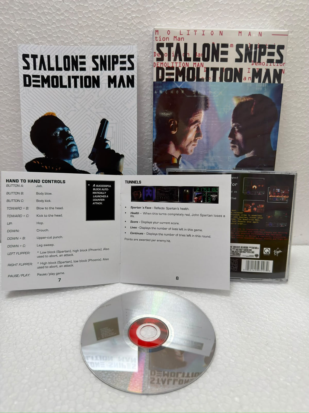 Demolition Man Jogo 3DO Prensado Completo