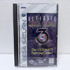 Ultimate Mortal Kombat - Sega Saturno - Box em Acrílico