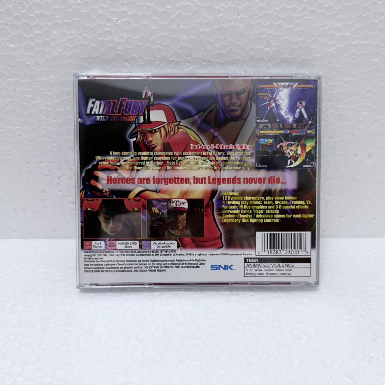 Fatal Fury Wild Ambition -PlayStation