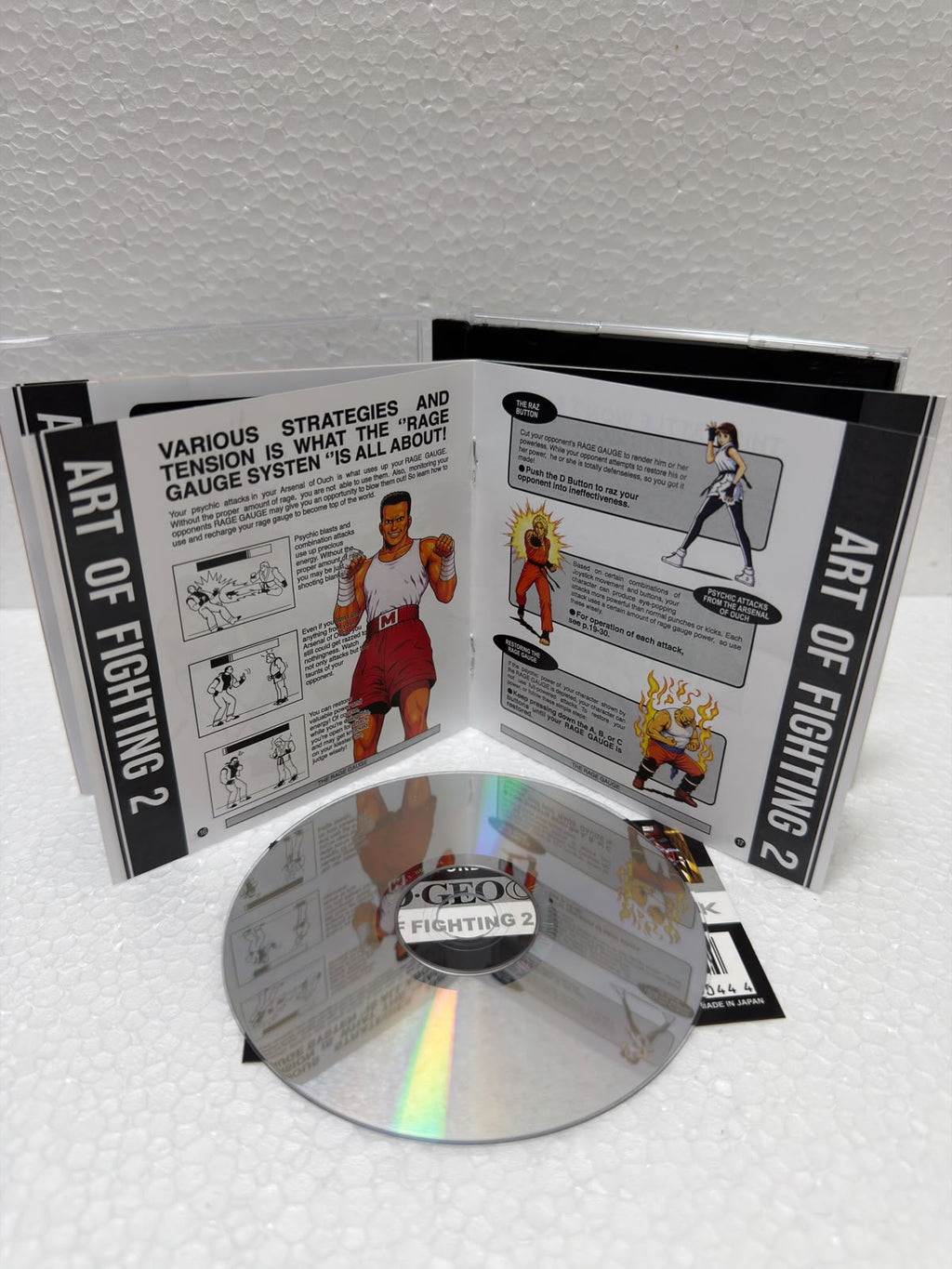 Art Of Fighting 2 Jogo Neo Geo CD Prensado Completo