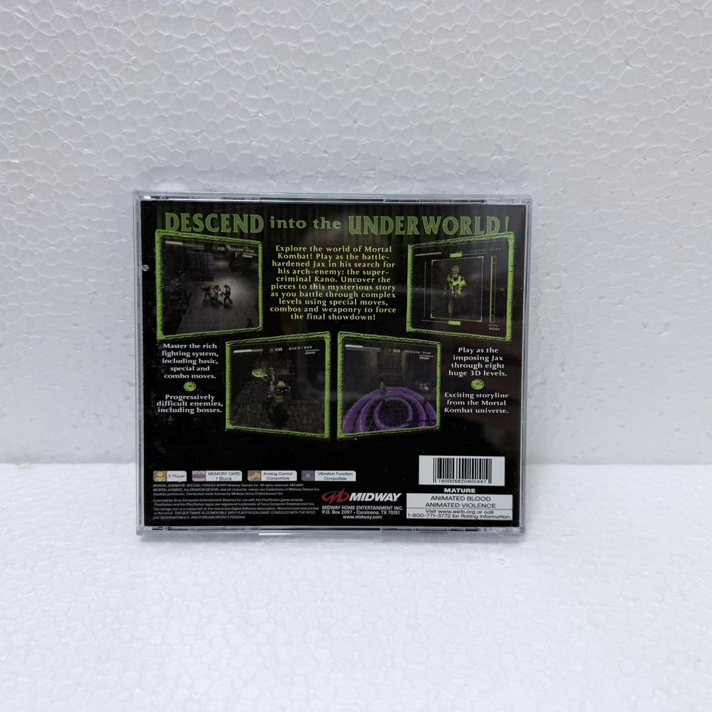Mortal Kombat Special Forces -PlayStation