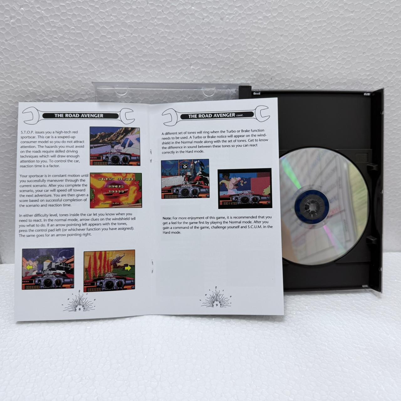 Road Adventure -Sega Cd / Mega CD - Box em Acrílico