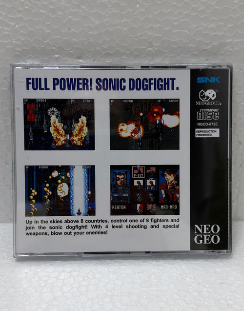 Aero Fighters 2 Jogo Neo Geo CD Prensado Completo Sonic Wings