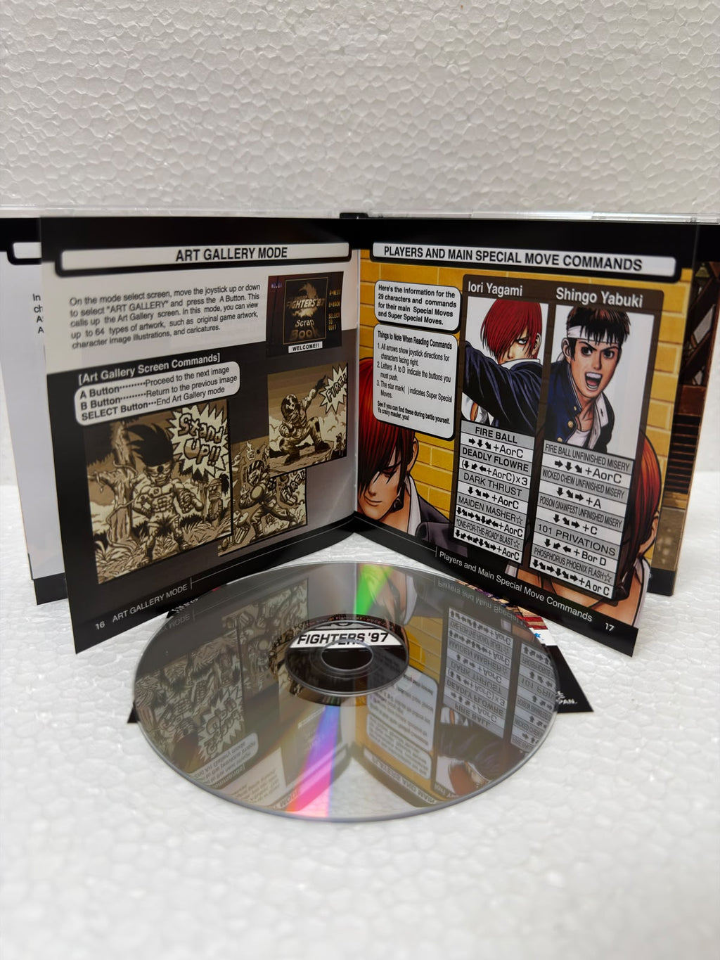The King OF Fighters 97 Jogo Neo Geo CD Prensado Completo