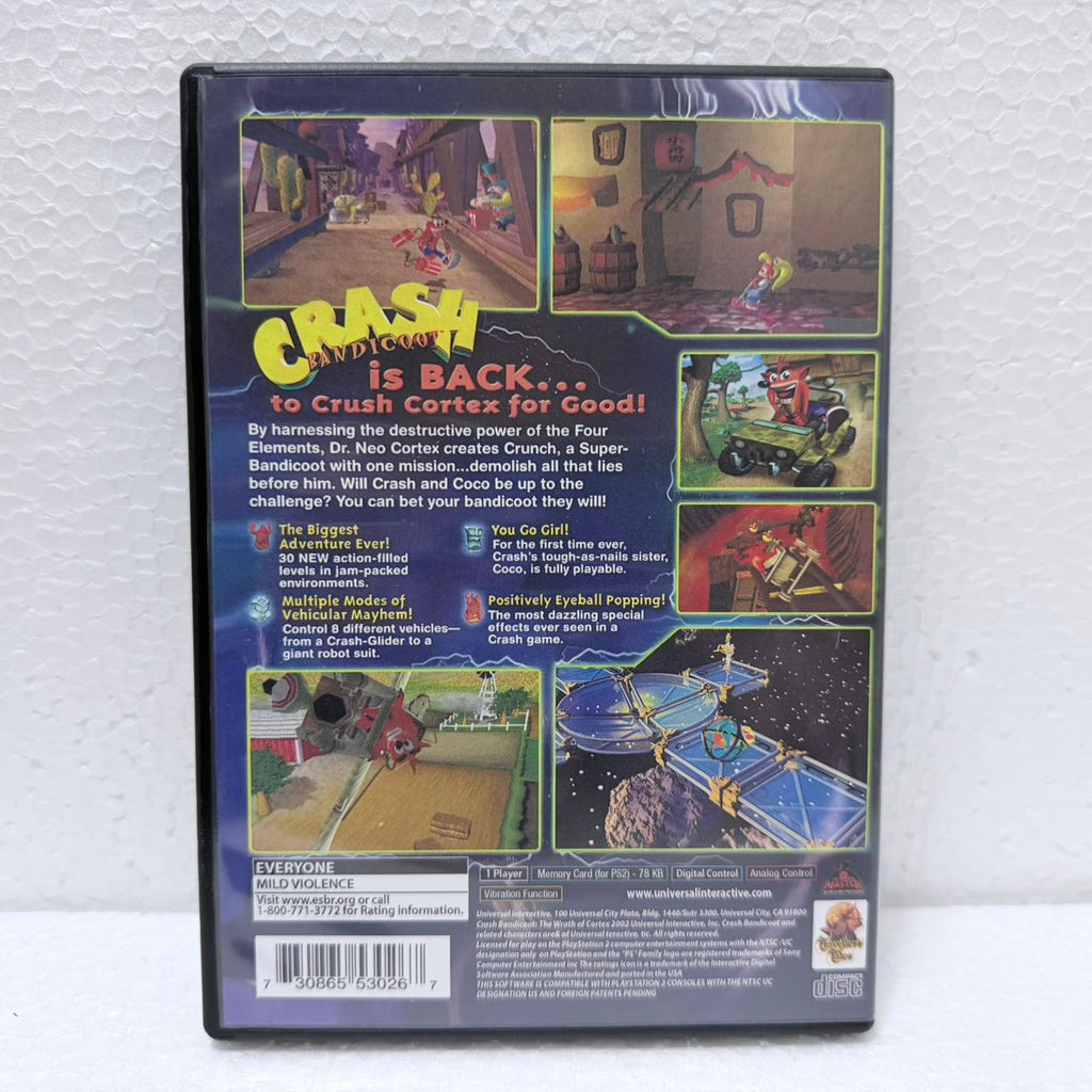 Crash Bandicoot The Wrath of Cortex -PlayStation2