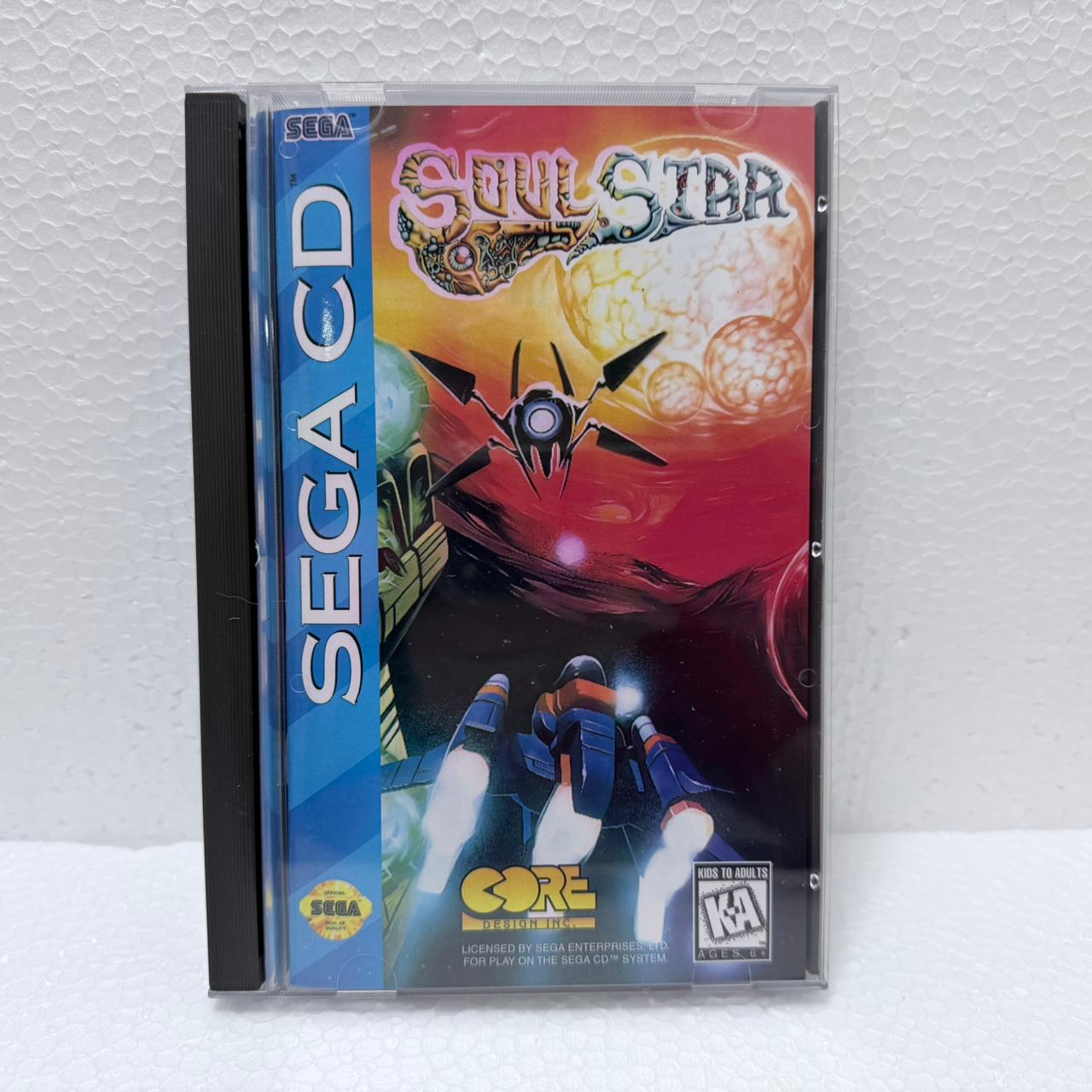 Soul Star  Sega Cd / Mega CD - Box em Acrílico